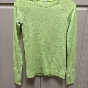 lululemon Lime Green Long Sleeve Top 6